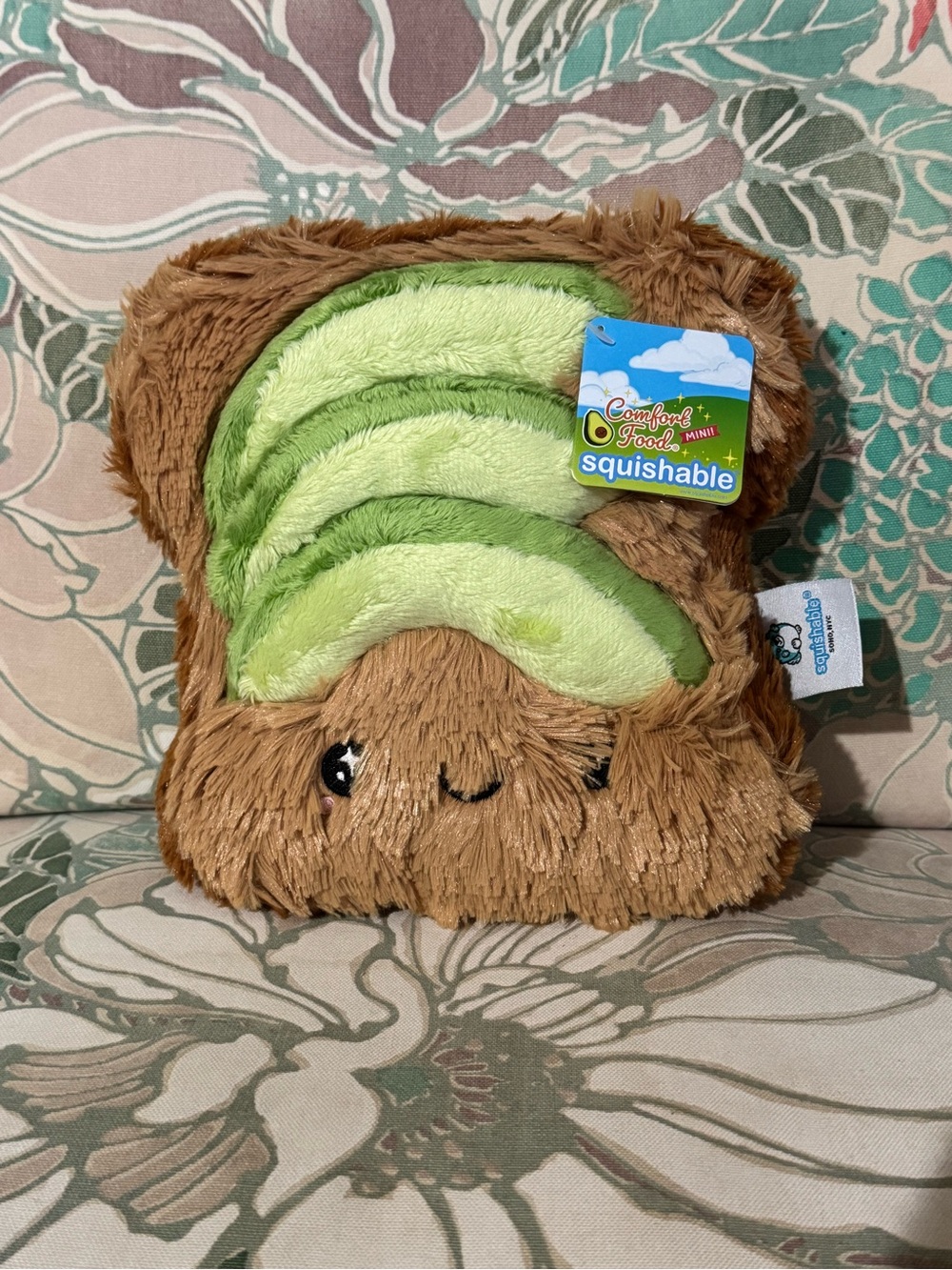 Comfort Food Mini Squishable Avocado Toast Plush